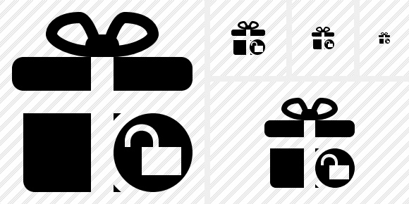 Gift Unlock Icon Gift Unlock Icon