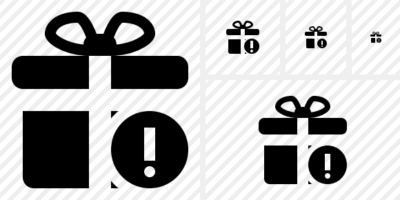 Gift Warning Icon Gift Warning Icon