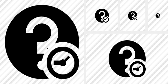 Help Clock Icon Help Clock Icon
