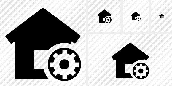 Home Settings Icon Home Settings Icon