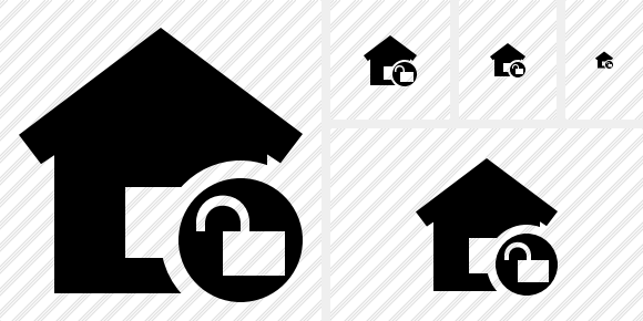 Home Unlock Icon Home Unlock Icon