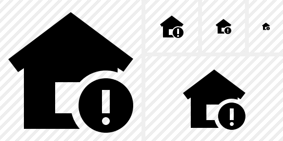Home Warning Icon Home Warning Icon