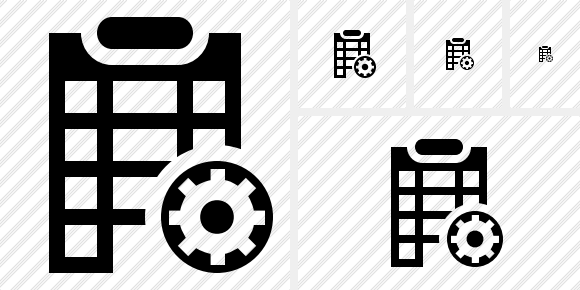 Hotel Settings Symbol