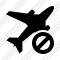 Airplane Block Icon