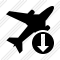 Airplane Download Icon