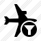 Airplane Horizontal Filter Icon