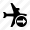 Airplane Horizontal Next Icon