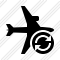 Airplane Horizontal Refresh Icon