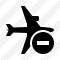 Airplane Horizontal Stop Icon