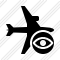 Airplane Horizontal View Icon