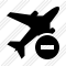 Airplane Stop Icon