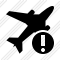 Airplane Warning Icon