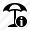 Beach Umbrella Information Icon