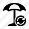 Beach Umbrella Refresh Icon