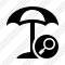 Beach Umbrella Search Icon