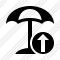 Beach Umbrella Upload Icon