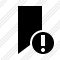 Bookmark Warning Icon