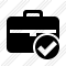 Briefcase Ok Icon