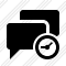 Chat Clock Icon