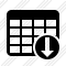 Database Table Download Icon