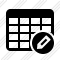 Database Table Edit Icon