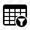 Database Table Filter Icon