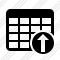 Database Table Upload Icon