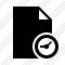 Document Blank Clock Icon