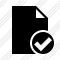 Document Blank Ok Icon