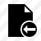 Document Blank Previous Icon