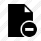 Document Blank Stop Icon