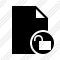 Document Blank Unlock Icon