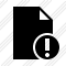 Document Blank Warning Icon