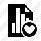 Document Chart Favorites Icon