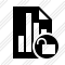 Document Chart Unlock Icon