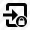 Enter Lock Icon