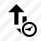 Exchange Vertical Clock Icon