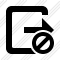 Exit Block Icon