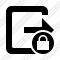 Exit Lock Icon