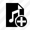 File Music Add Icon