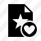 File Star Favorites Icon