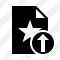 File Star Upload Icon
