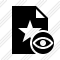 File Star View Icon