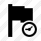 Flag Clock Icon