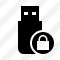 Flash Drive Lock Icon