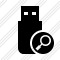 Flash Drive Search Icon