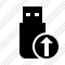 Flash Drive Upload Icon