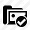 Folder Gallery Ok Icon