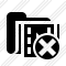 Folder Movie Cancel Icon