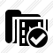 Folder Movie Ok Icon